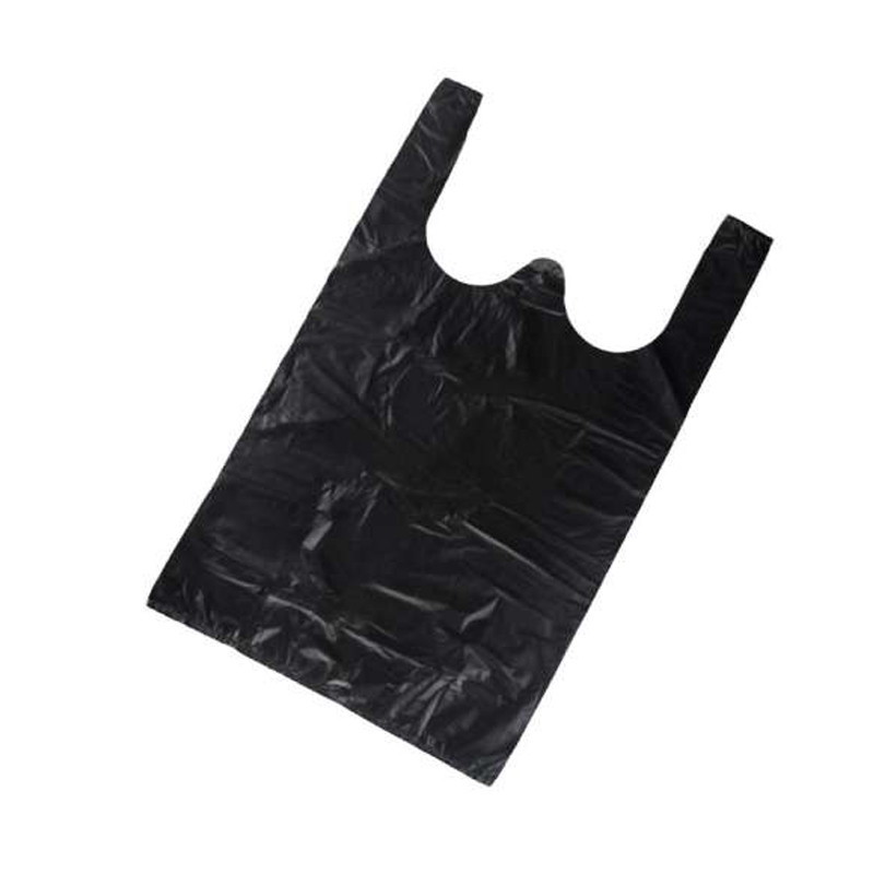 兴酉 黑色背心塑料袋 65*90加厚100只 包高清大图
