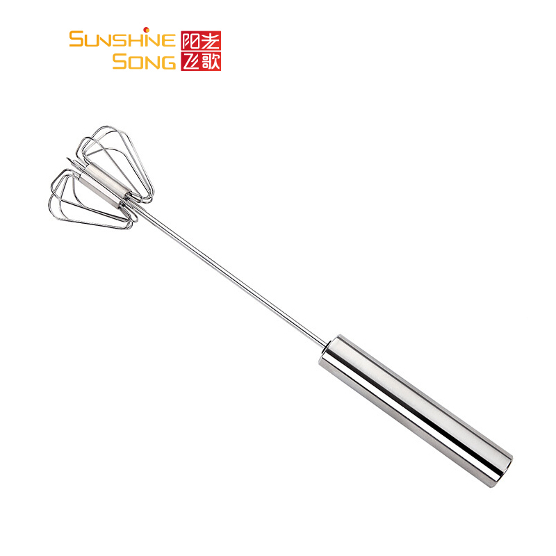 阳光飞歌 不锈钢半自动 手动打蛋器奶油打发器鸡蛋搅拌器手持奶油打发器 烘焙模具