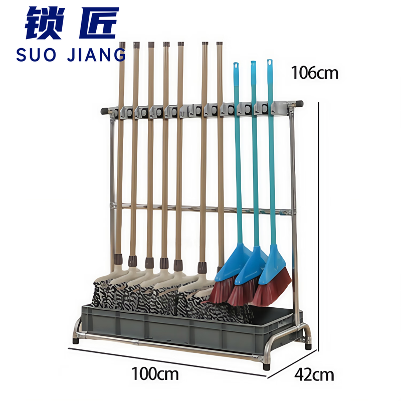 锁匠带轮拖把架高清大图