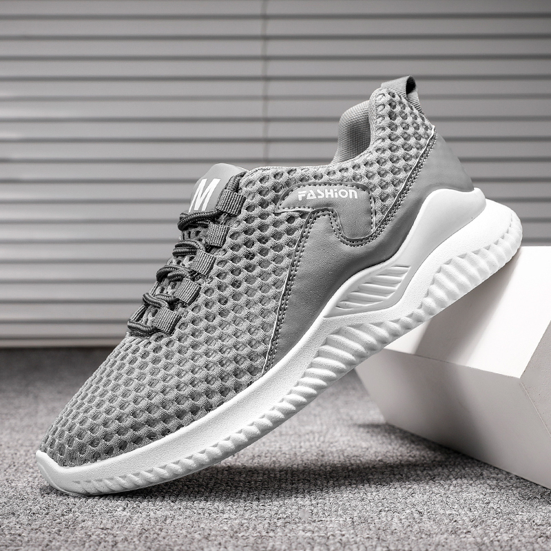 枫述开车网鞋夏天男潮搭夏季2020新款透气轻便防臭镂空网面鞋运动潮鞋