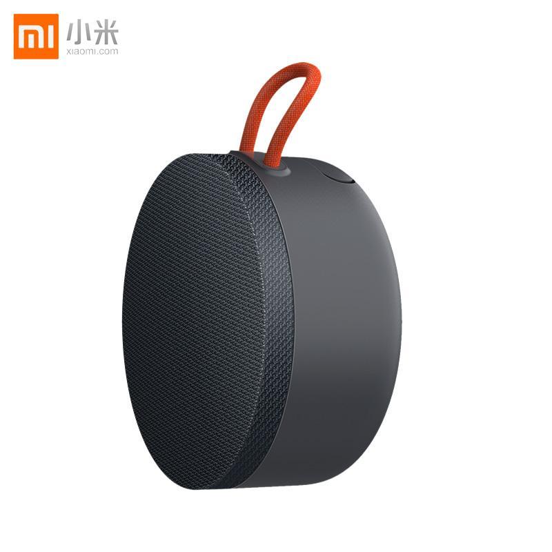 小米(MI)户外蓝牙音箱 mini版 便携降噪通话音乐音箱 | 无线大音量迷你音响 桌面音箱 | 防尘防水 大音量 长续
