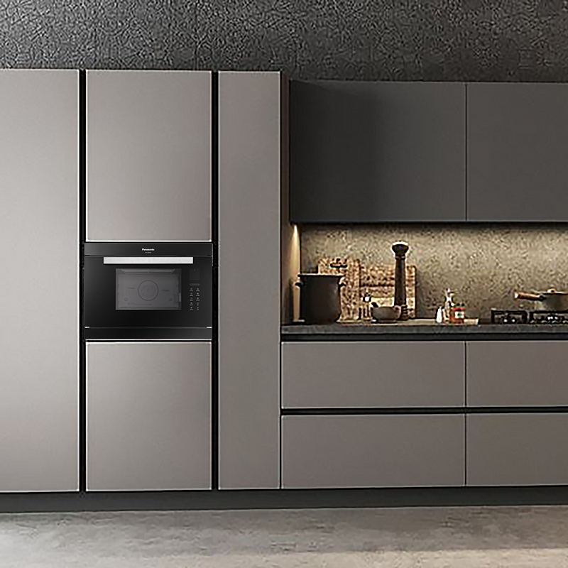 松下(panasonic)nn-cs8nkb嵌入式蒸烤箱 微电脑家用蒸烤一体机 微波炉