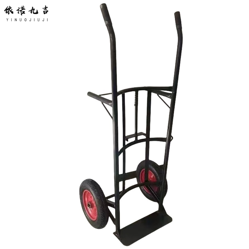 依诺九吉 油桶搬运车手推车拖车 黑色款充气轮油桶车 件 黑色款充气轮油桶车