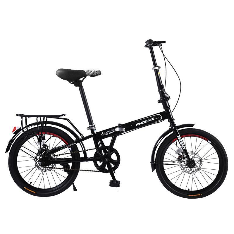 凤凰phoenix20寸折叠自行车折叠便携自行车儿童碟刹车学生单车男女式