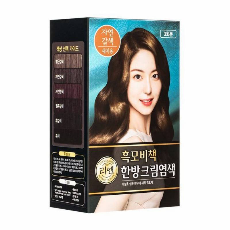 LG 睿嫣(ReEn) 秀发秘策染发霜 红棕色