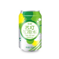 依能含气苏打水气泡水无糖饮料0脂0卡路里330ml*24罐装