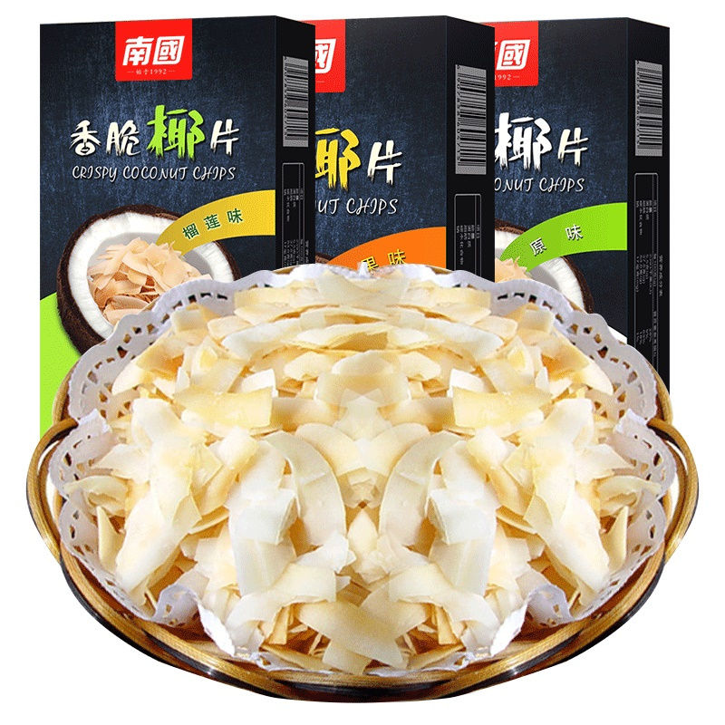 南國 Nanguo 蜜饯 果脯南国香椰脆片60g盒装海南特产烤椰子片多口味椰子肉椰脆片干角块零食 价格图片品牌报价 苏宁易购秋和食品旗舰店