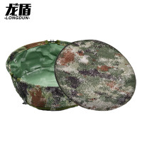 龙盾野战折叠迷彩洗脸盆户外训练脸盆便携式防水牛津布丛林荒漠