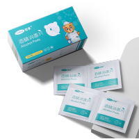 可孚酒精棉片共两盒 约6*3cm（50片/盒）