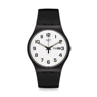斯沃琪(SWATCH)手表 原创炫彩系列 树脂表带 石英中性通用表SUOB705