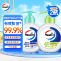 威露士抑菌洗手液250ml+250ml青柠盈润 杀菌泡沫丰富易冲洗护手儿童学生