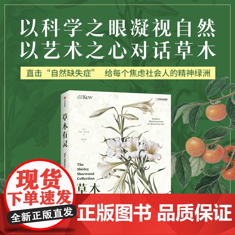 草木有灵 邱园当代植物艺术 雪莉 舍伍德著 邱园授权 珍藏级植物画册 跨越六大洲 内含260余幅画作 140余位艺术家高清大图