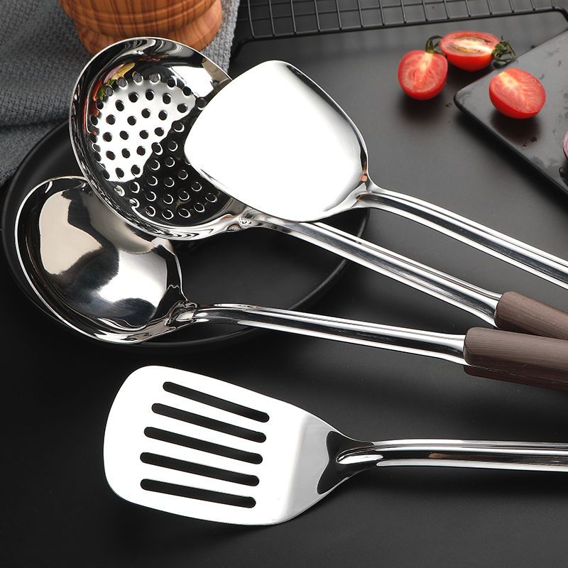 304不锈钢厨具套装锅铲炒菜铲子勺子加厚炒铲煎铲汤漏勺全套家用304