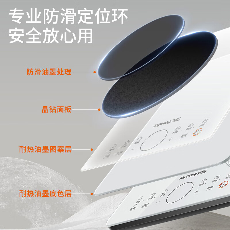 九阳(Joyoung)C22S-N415大功率多功能菜单电磁灶 配汤锅炒锅高清大图