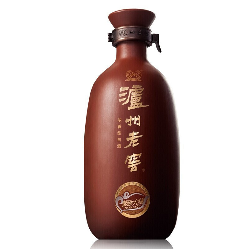 泸州老窖 紫砂大曲52度 红陶 500ml 单瓶装 浓香型白酒