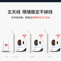 锐视威 智能监控摄像头监控家用360度全景手机远程高清无线WiFi监控器【超高清日夜全彩】送128G监控卡