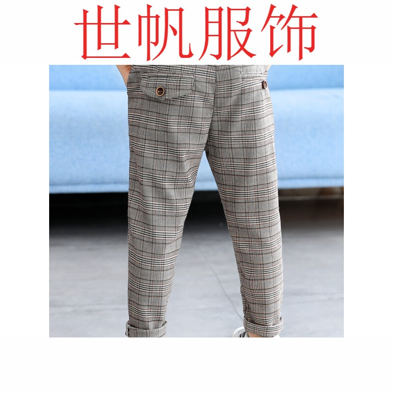 童男童裤2018款儿童休闲裤男孩中童秋潮品韩版