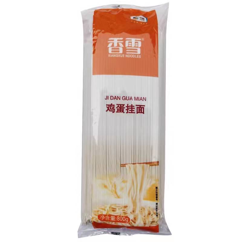 中粮香雪鸡蛋挂面800g 细面 圆面 劲道 中粮出品