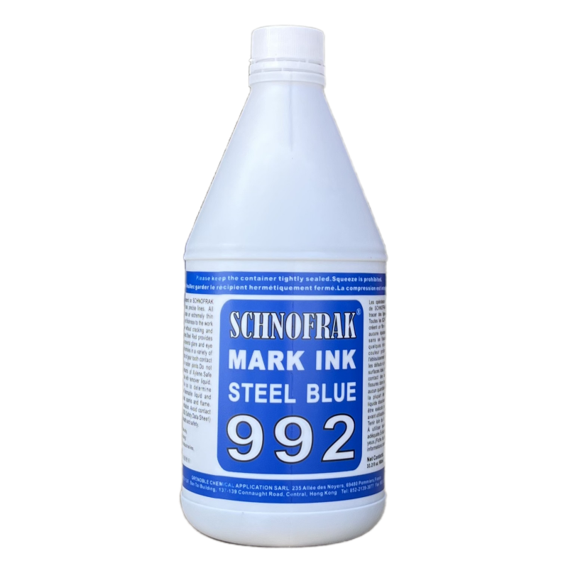 SCHNOFRAK 992标识墨水MARK INK钢蓝标识液STEEL BLUE 蓝色原装980ml