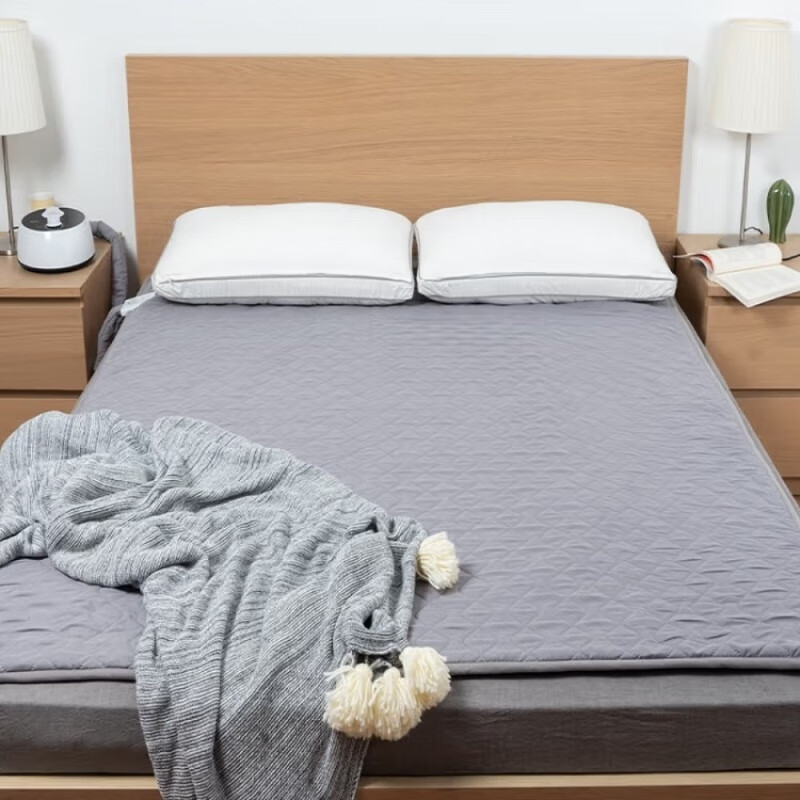 彩虹电热毯 驱潮保暖除螨磨毛面料双人恒温水暖毯2*1.8米 C191高清大图