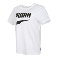 彪马（PUMA）女士白色圆领透气短袖运动T恤57910002