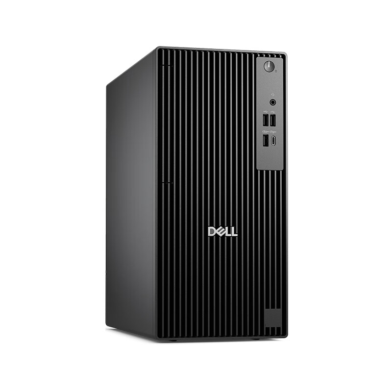 戴尔dell Pro Tower QCT1250 企业级高端商用办公绘图设计台式机电脑整机 定制I5-14500 32G内存 1T固态 集成显卡 配23.8英寸显示器高清大图