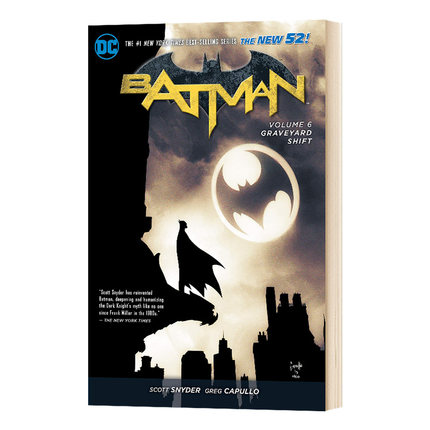 蝙蝠侠2 猫头鹰之城 [正版]蝙蝠侠6 墓地转移 英文原版 Batman Vol. 6 Graveyard Shift高清大图