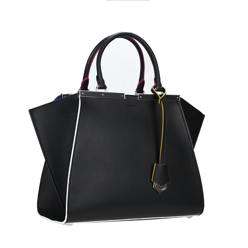 FENDI/芬迪 女包3JOURS吊牌缀饰手拎斜挎包 8BH279