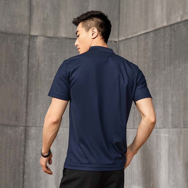 361运动t恤男新款健身跑步半截袖男士翻领透气短袖polo衫休闲上衣