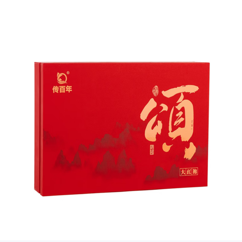 传百年经典系列茶叶【颂】正岩产区大红袍 乌龙茶礼盒装 255g/盒(8.5g*30泡)