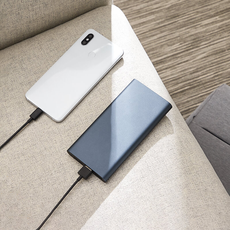 小米 移动电源 10000mAh 快充版 黑色