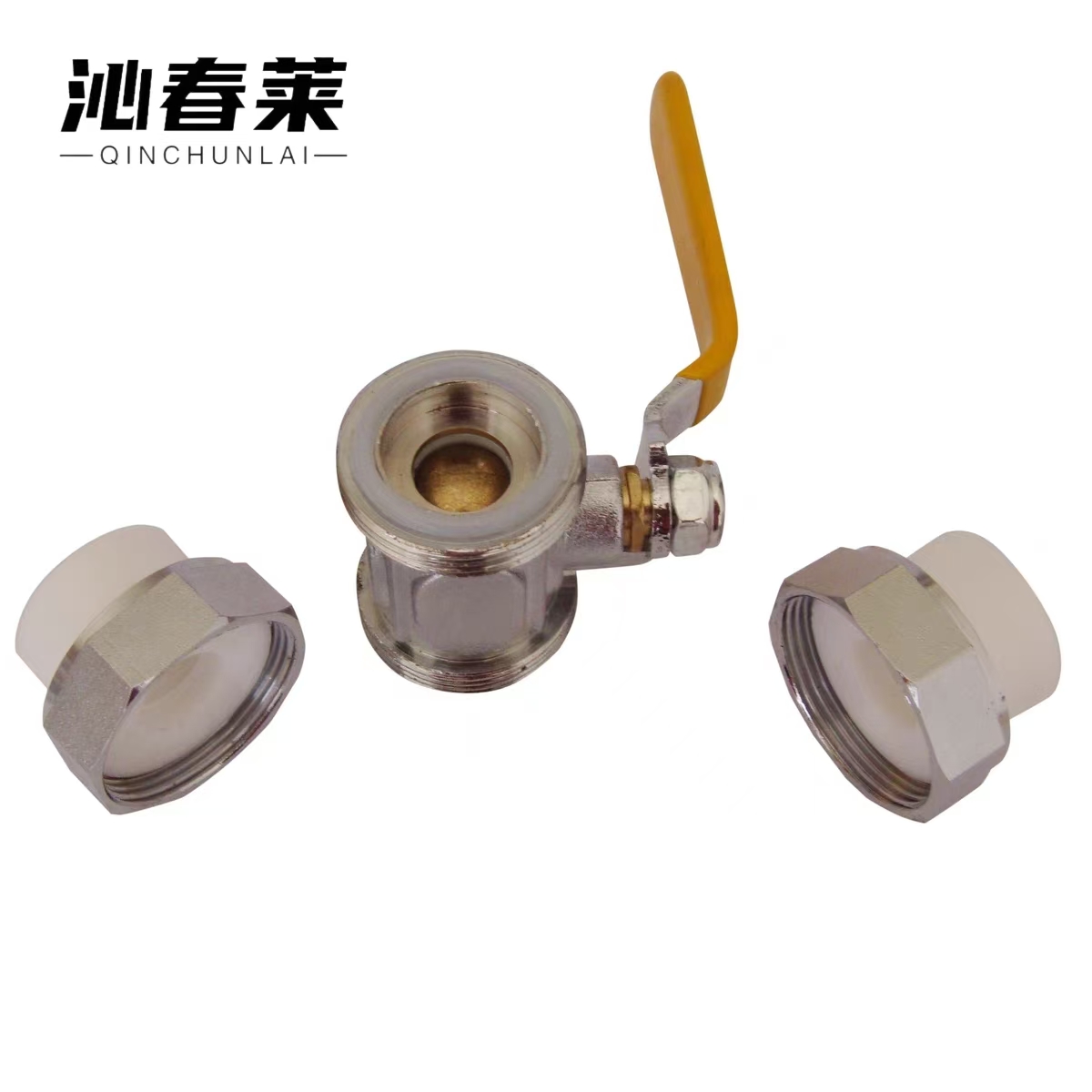 沁春莱/PPR热熔管铜阀/6分/个高清大图