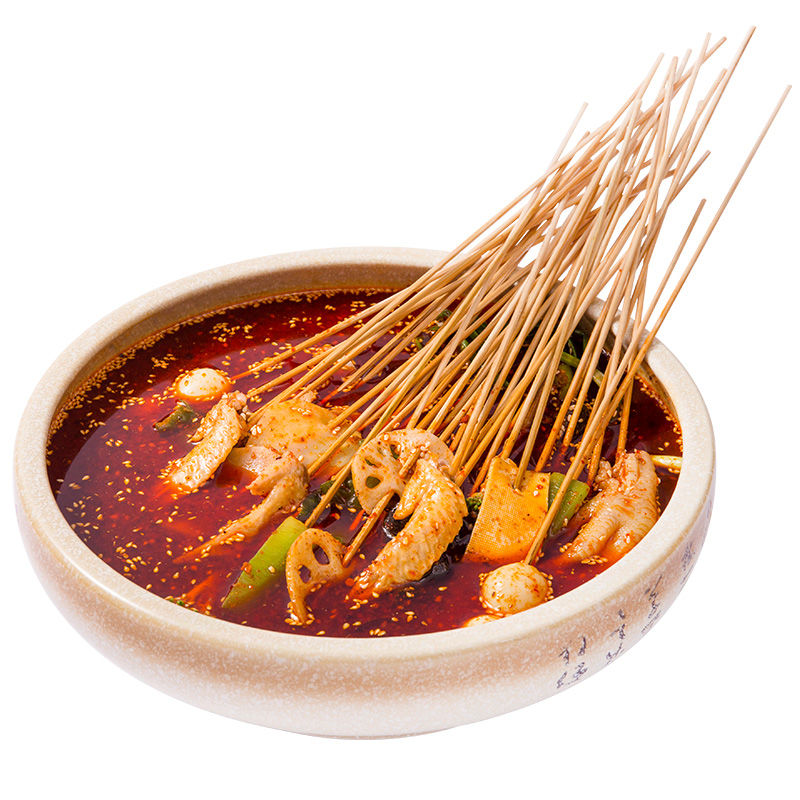 红油麻辣火锅底料冷锅串串香底料商用配方 钵钵鸡麻辣味320g*1送竹签