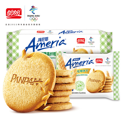 盼盼梅尼耶无糖粗粮饼干90g*4袋装