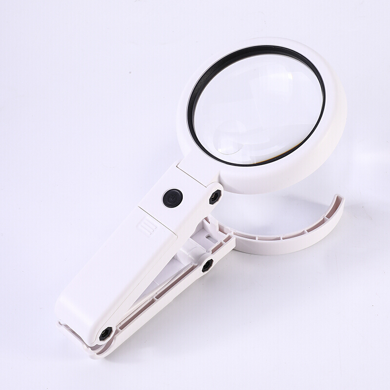 定做带放大镜的台灯修表放大镜老人10倍60高清1000带支架100台灯维修