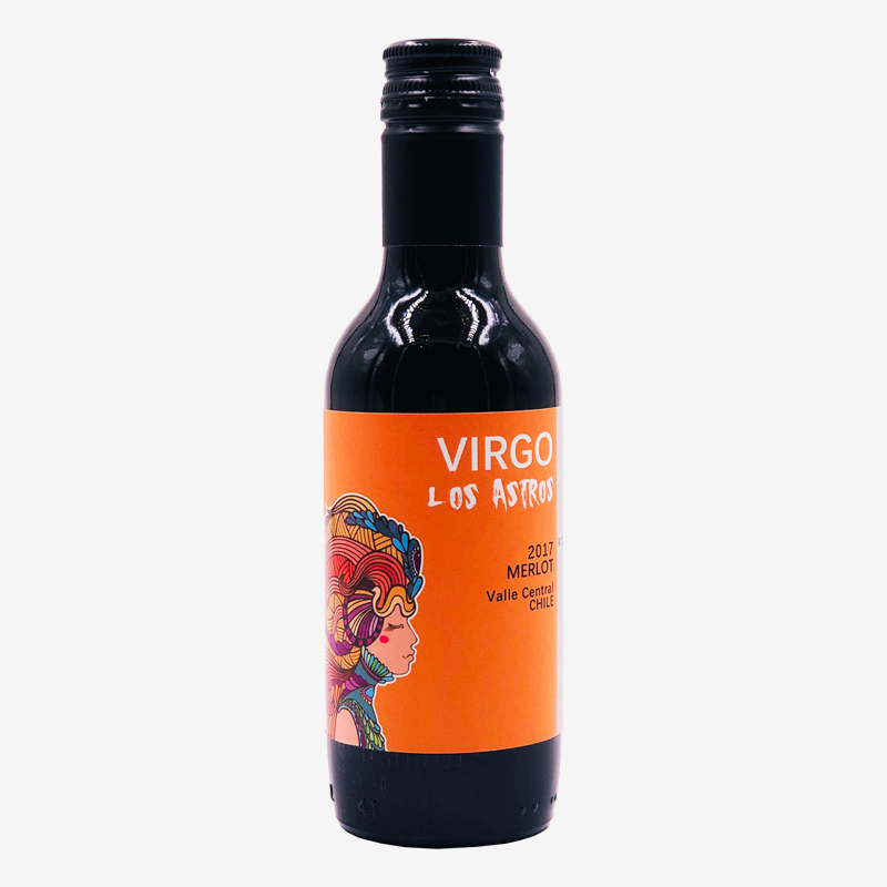Los Astros璀璨庄处女座梅洛干红葡萄酒2017 187.5ml