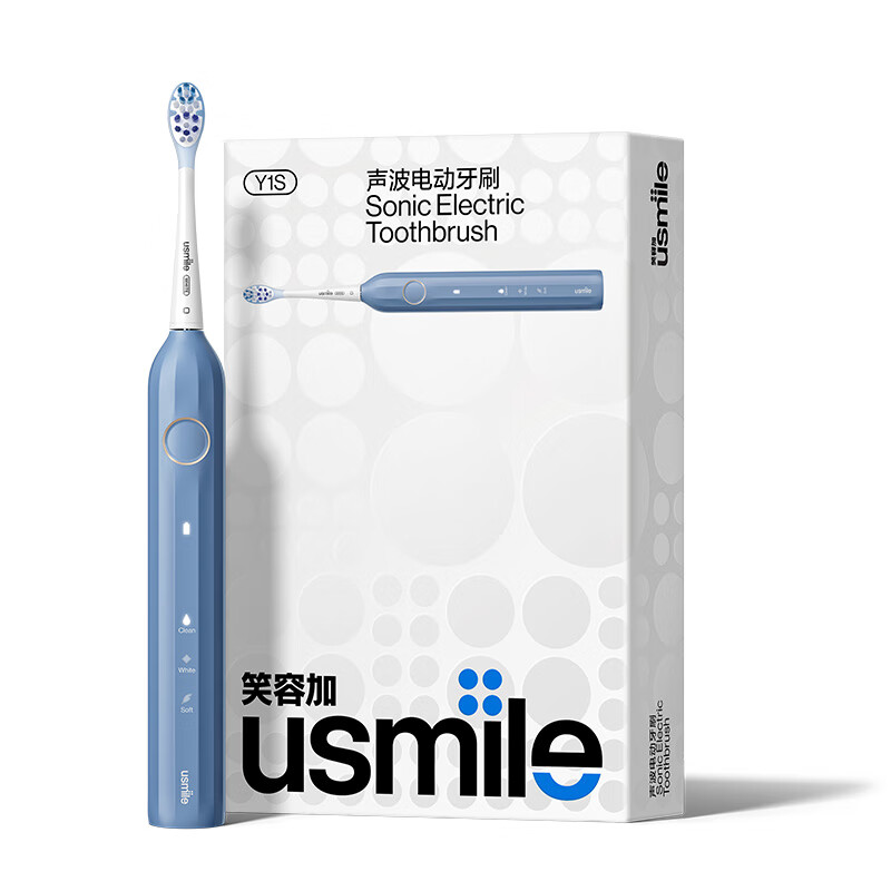 usmile 电动牙刷 Y1S雾蓝-按键升级款