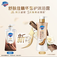[新升级]舒肤佳净透沐浴露红持久留香沐浴570-乌木玫瑰