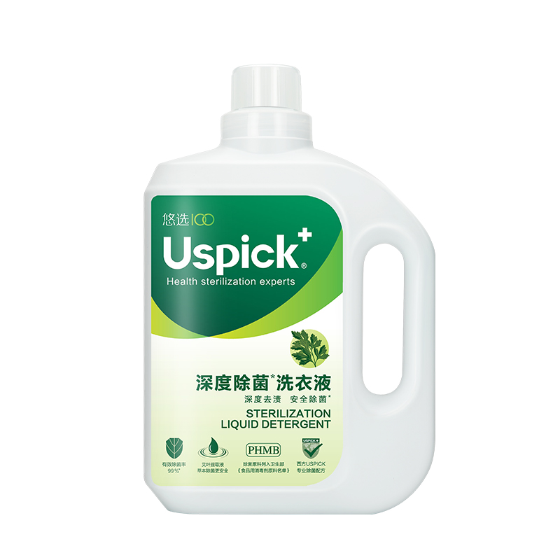 Uspick+悠选卫生用品洗衣液套装6.6kg高清大图