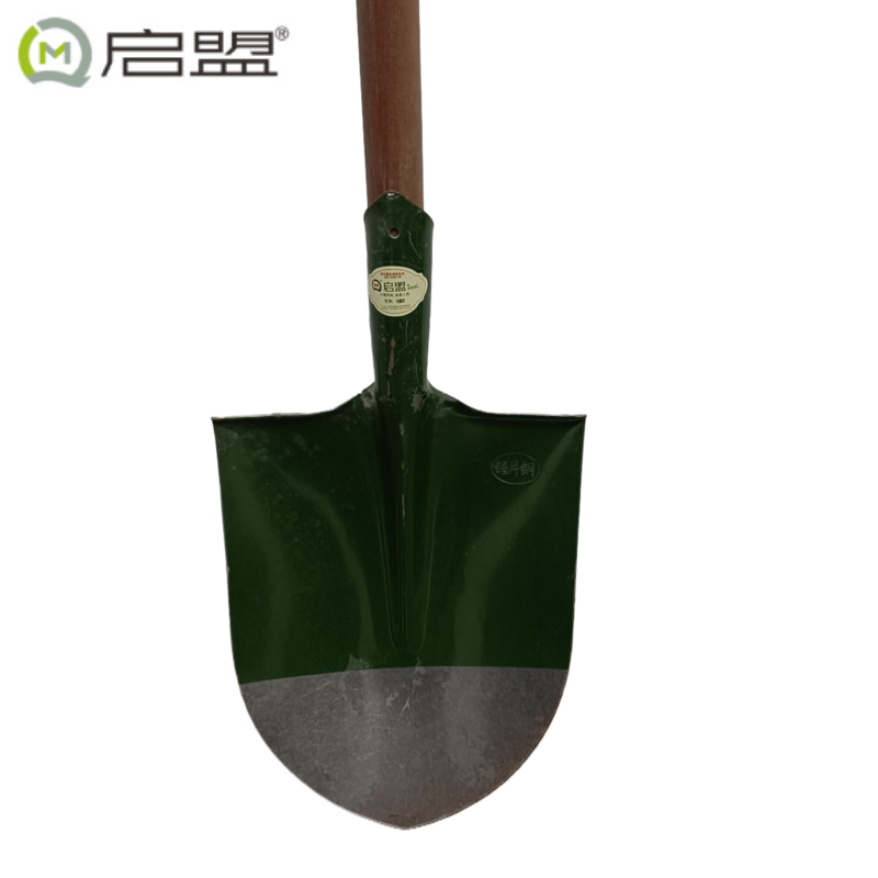 启盟(QIMENG铁锹带锹柄大号尖头锹30cm QM-80073\把 30cmQM-80073