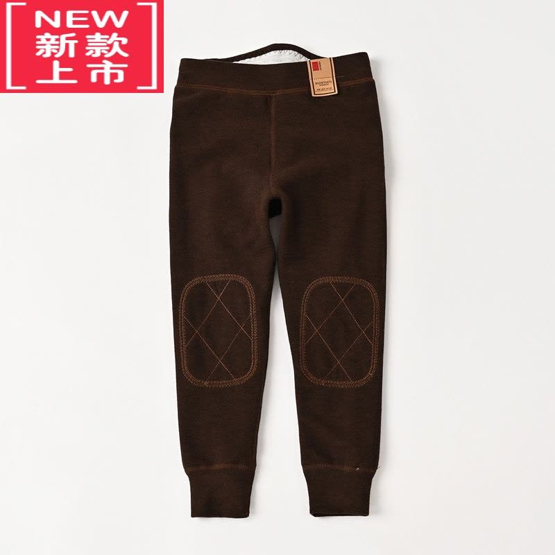 可莉允美雅碧儿童高腰护肚保暖裤 打底裤 男女童双层恒温棉裤秋冬款童装图片