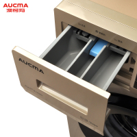 澳柯玛(AUCMA)家用8公斤滚筒洗衣机 95℃高温蒸煮洗 智慧变频XQG80-B1268G (流沙金)