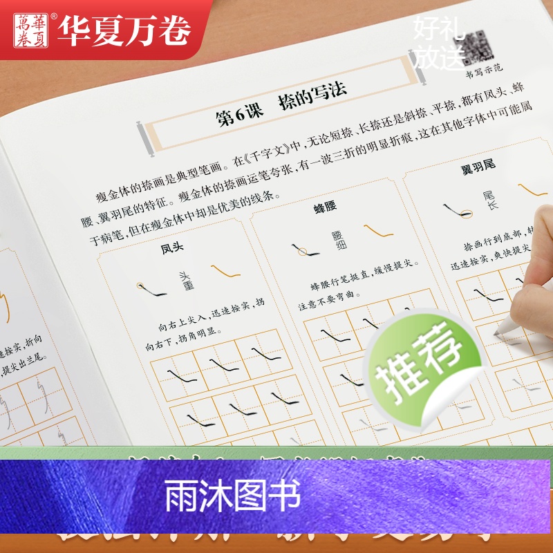 初级/米字格书法本(3本) [正版]瘦金体字帖硬笔 初学者入门 瘦金体临摹字帖 硬笔教程 字帖成年人钢笔宋徽宗瘦金体书法高清大图