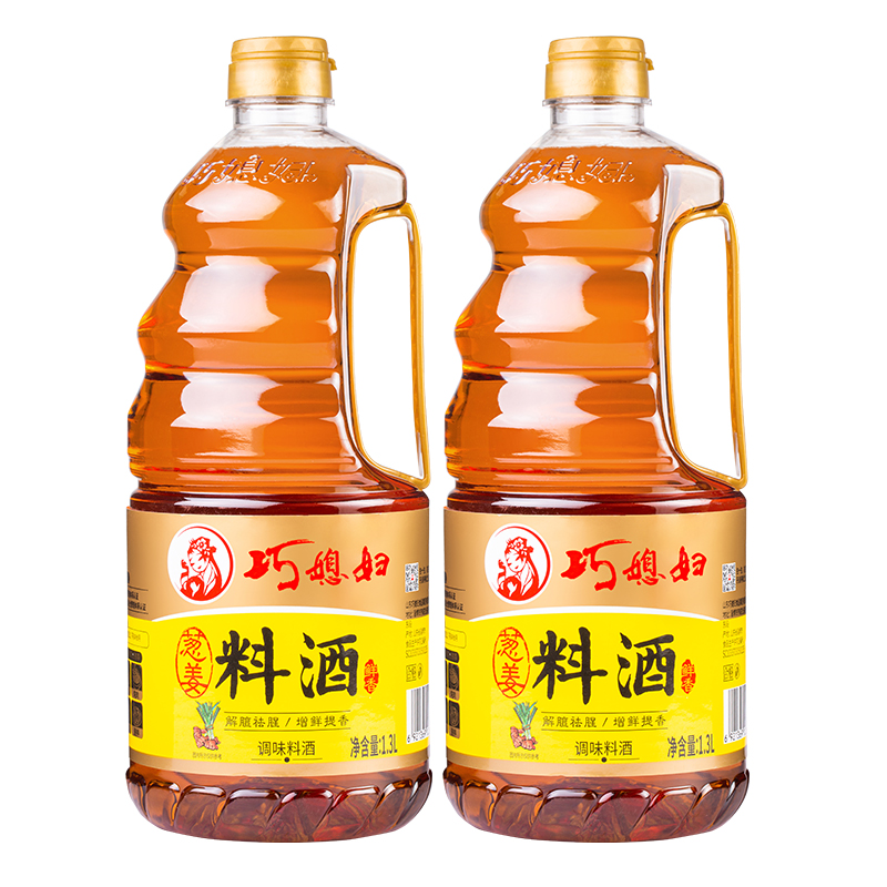 巧媳妇葱姜料酒13l2家用厨房料酒去腥除膻炒菜烹饪调味汁参数