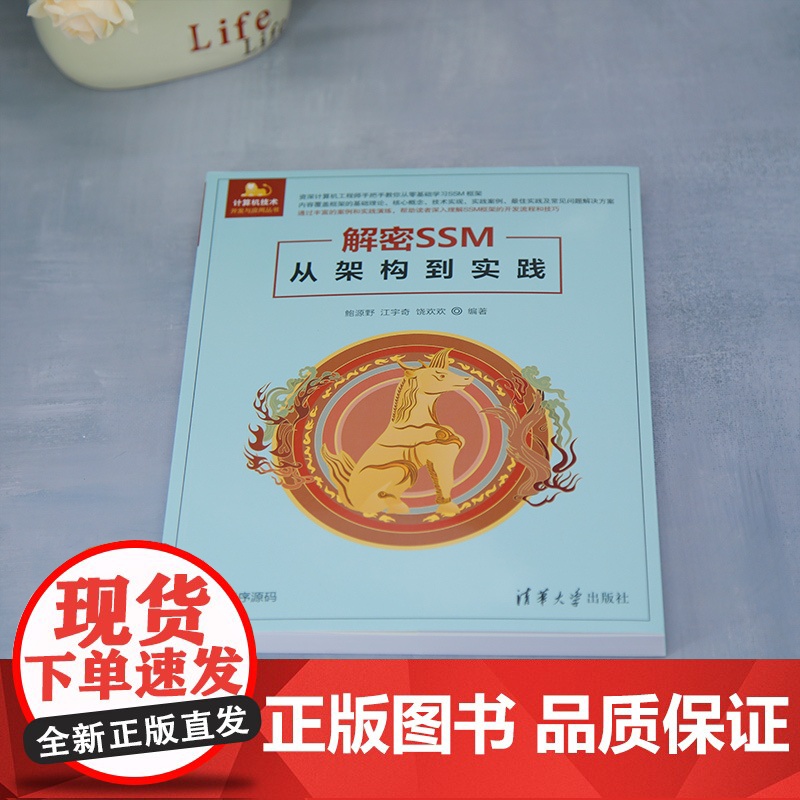 [正版新书]解密SSM——从架构到实践 鲍源野、江宇奇、饶欢欢 清华大学出版社 科技高清大图