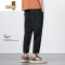 YANXU2023新款夏季休闲裤男士装宽松直筒工装长裤薄款男生九分裤子夏天