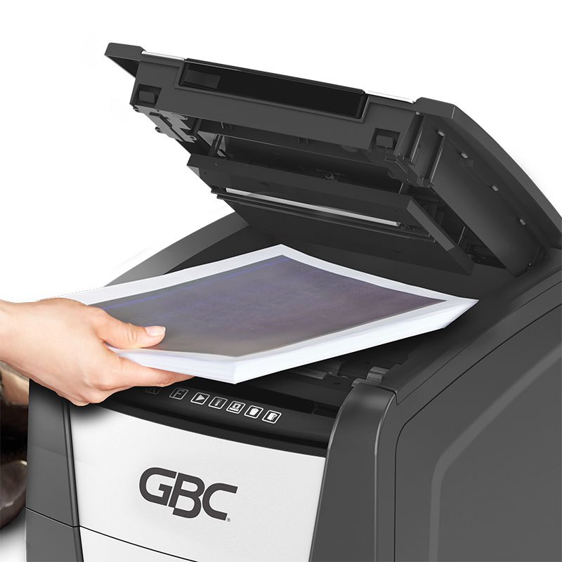 杰必喜(GBC)Auto+150X办公商用全自动碎纸机 4级保密150张全自动粉碎机30分钟持续碎纸
