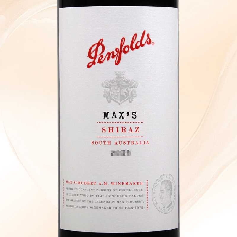 [经典小资款]奔富(Penfolds) 麦克斯西拉干红葡萄酒 750ml 红酒 澳大利亚进口 [富邑旗下]