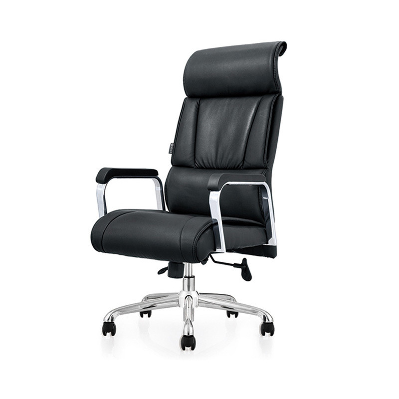 西泰转椅办公椅高背西皮员工办公椅带头枕班台椅xt407