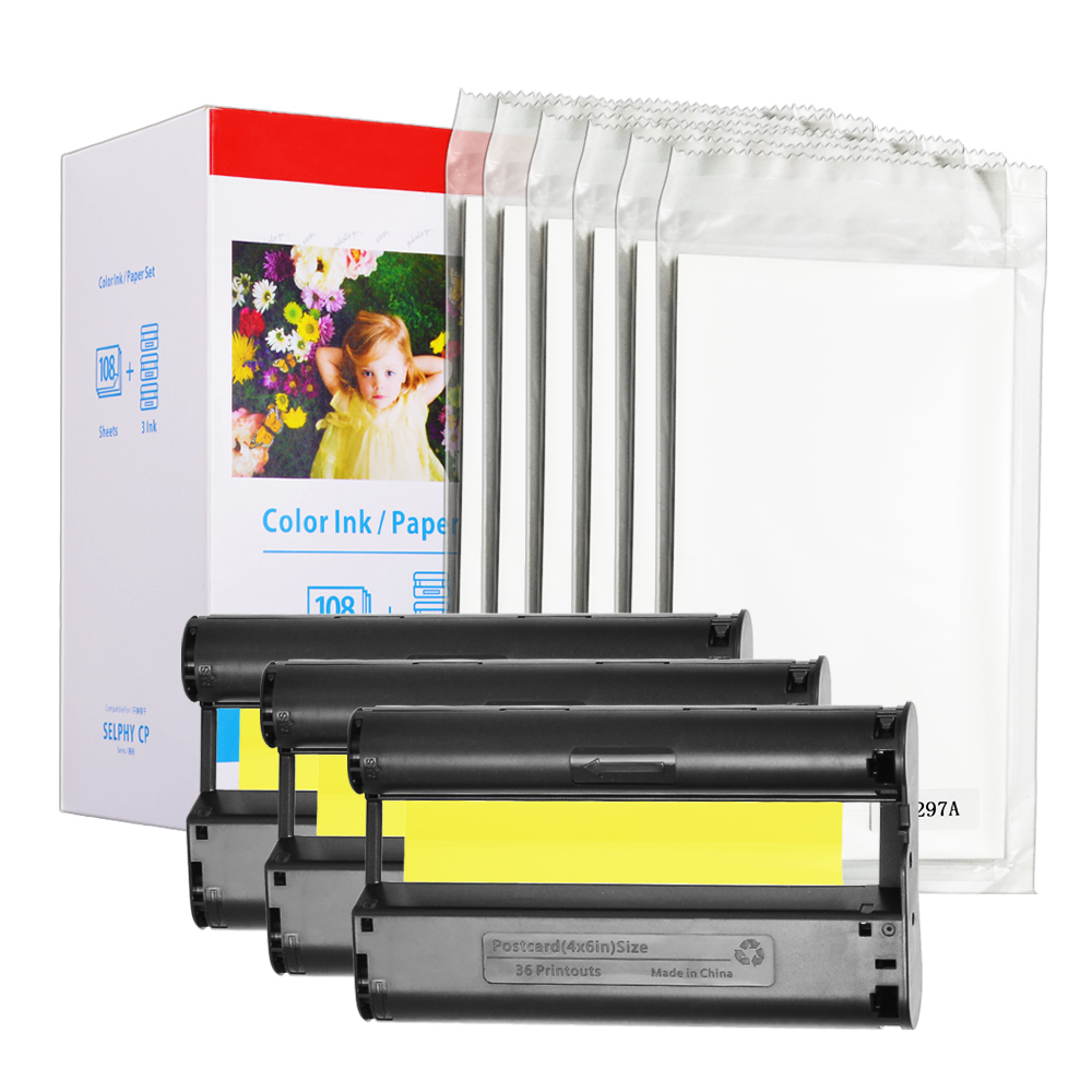 适合佳能cp910照片冲印机6寸相纸cp1200迷你打印机色带热升华1300参数